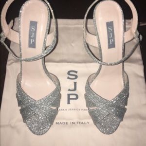 New SJP by Sarah Jessica Parker glitter sandals
